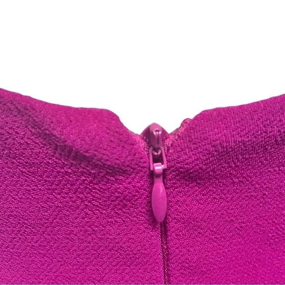 Xscape One Shoulder Evening Gown Pink Size 2 - Picture 9 of 16